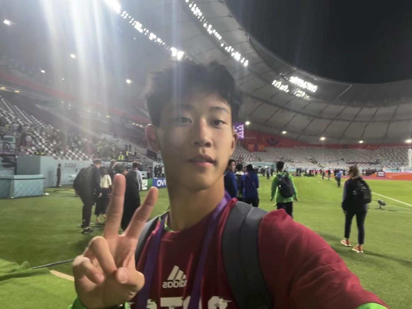 十五岁中国小国脚杨铭锐在世界杯决赛阶段担任