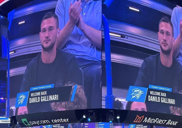 加里纳利重返雷霆主场获热烈欢迎